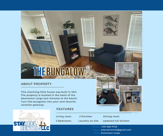 The Bungalow Is Open For Booking!