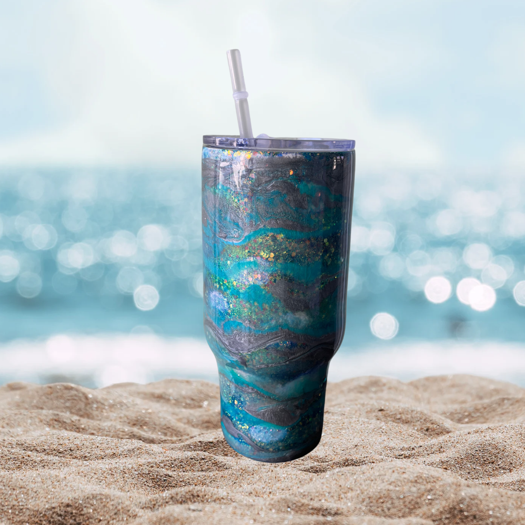40oz Tumbler w Straw Lid