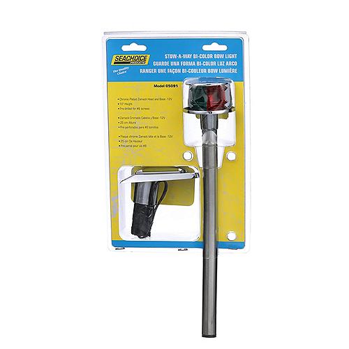 Bi color stowable bow light