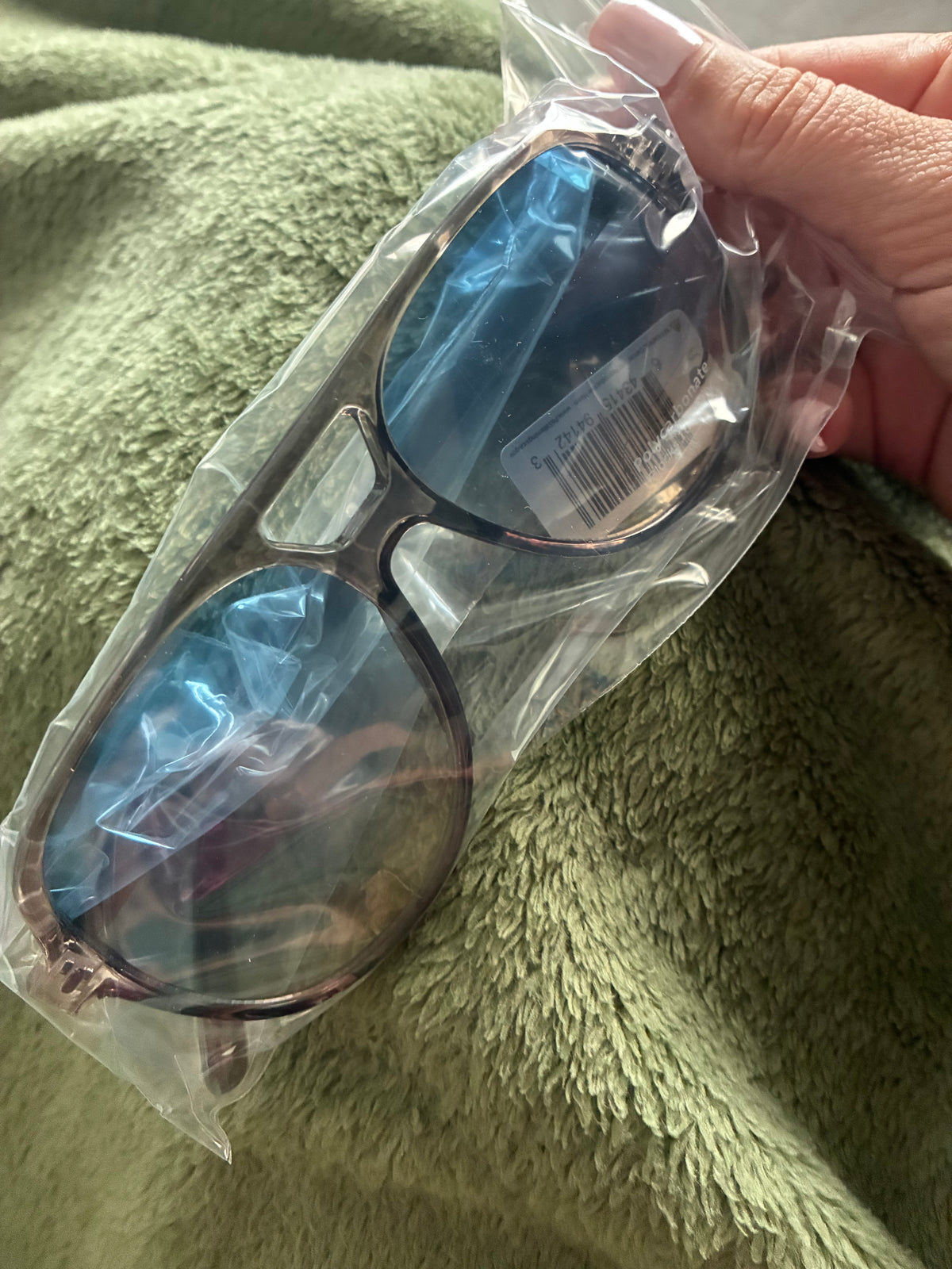 Vintage Style Gradient Aviator Sunglasses Set