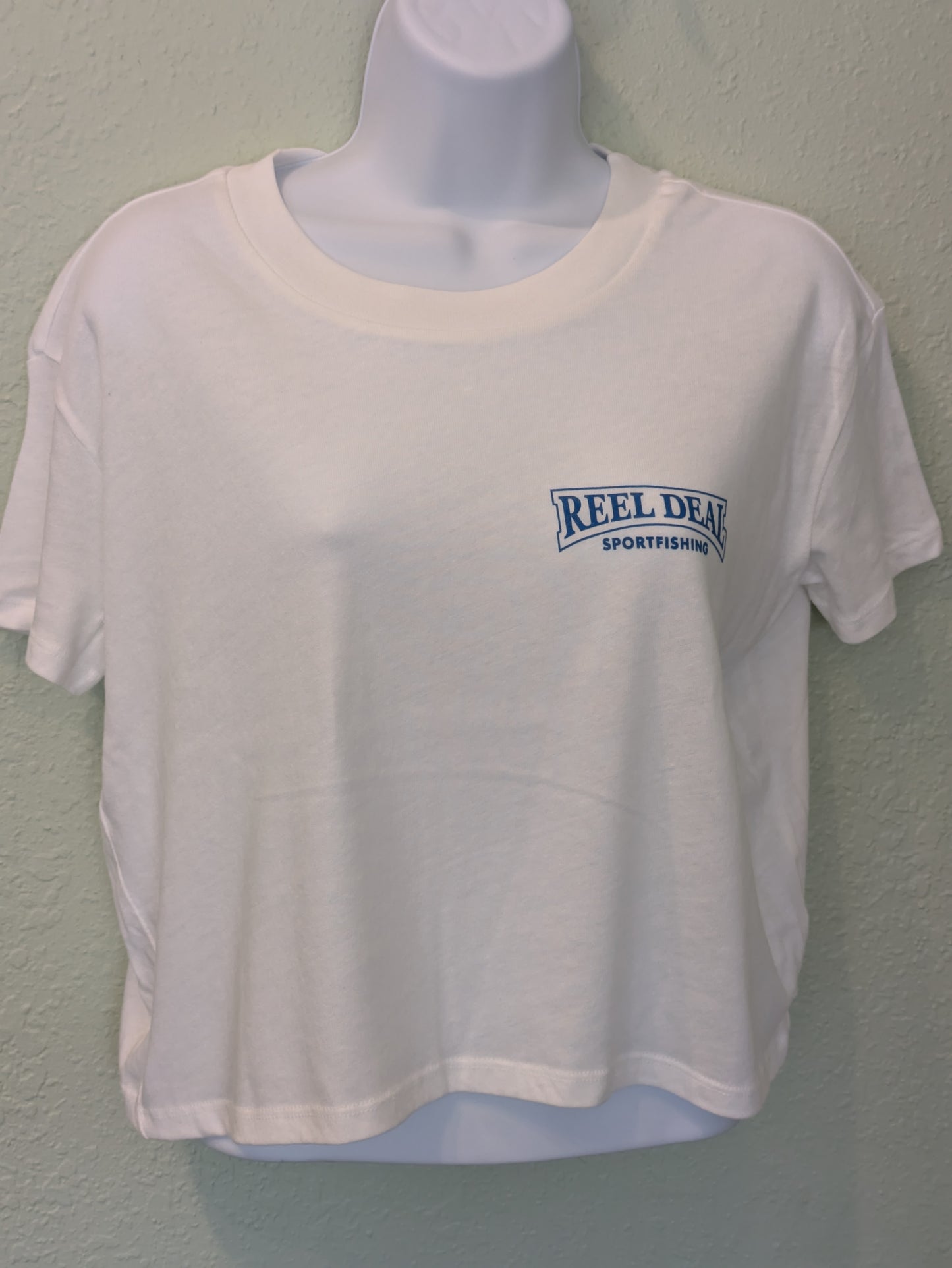 Reel Deal Grouper Flowy Crop Top