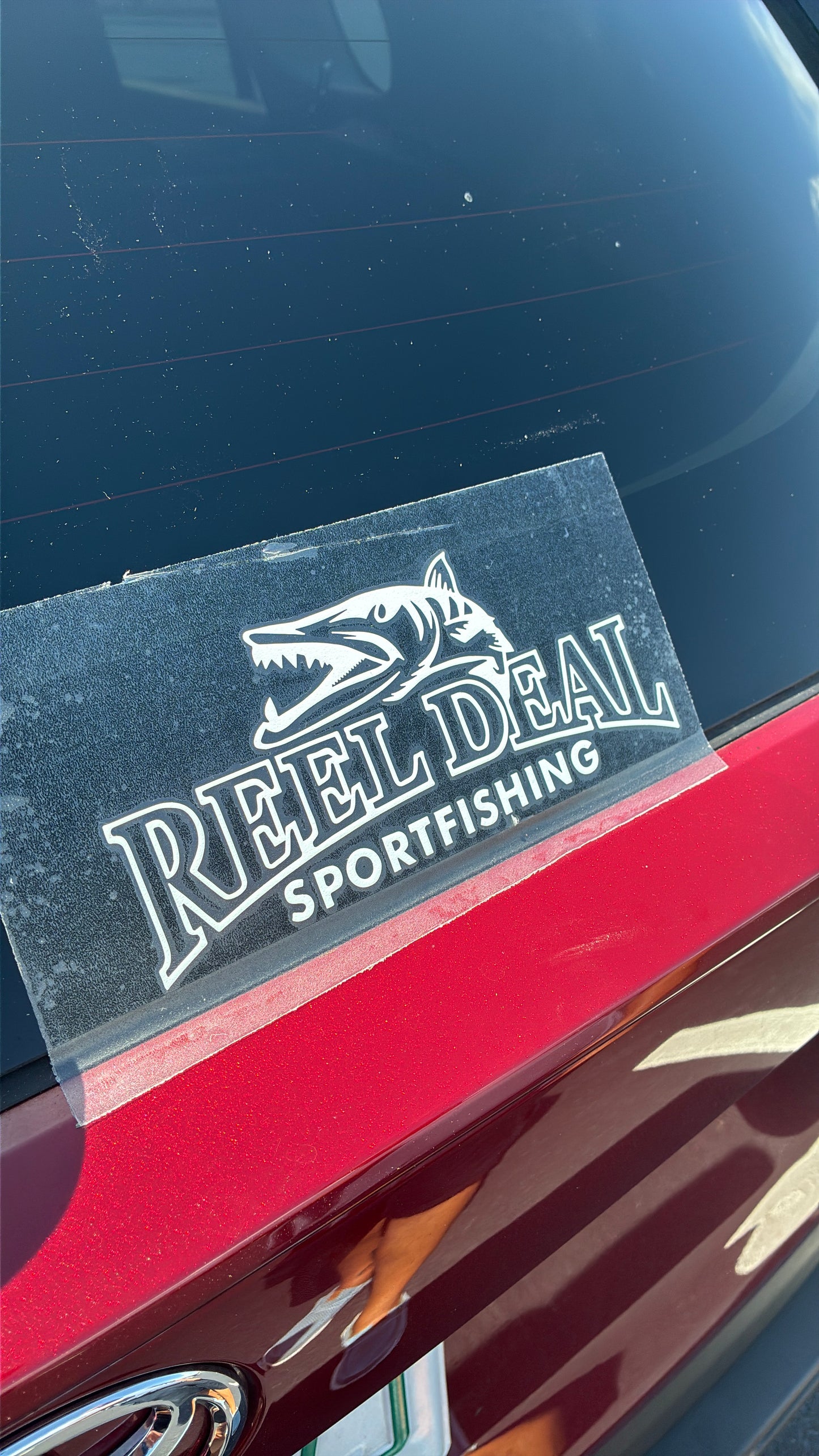 Reel Deal Window Decal