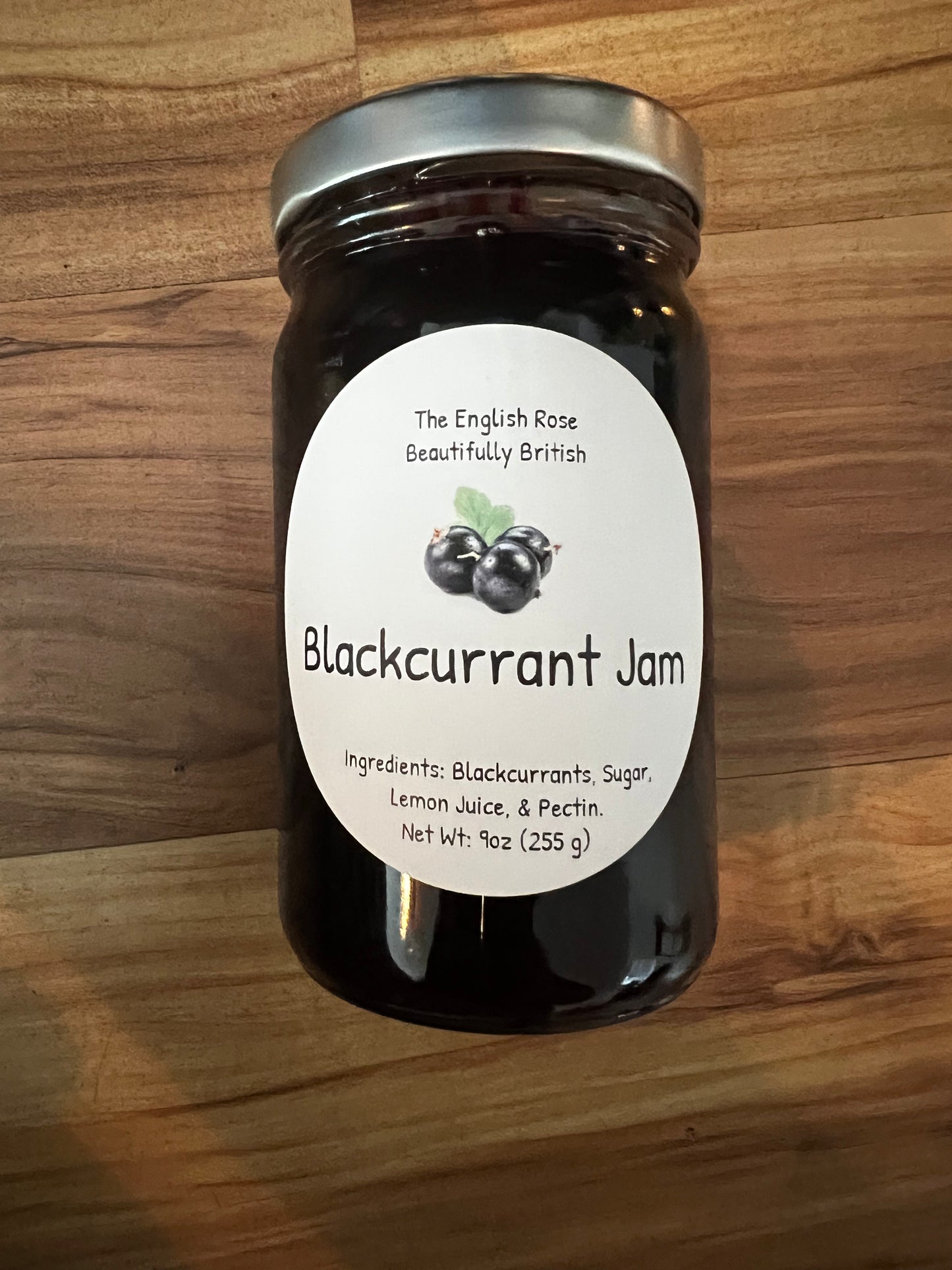Blackcurrant Jam - 8oz Jar