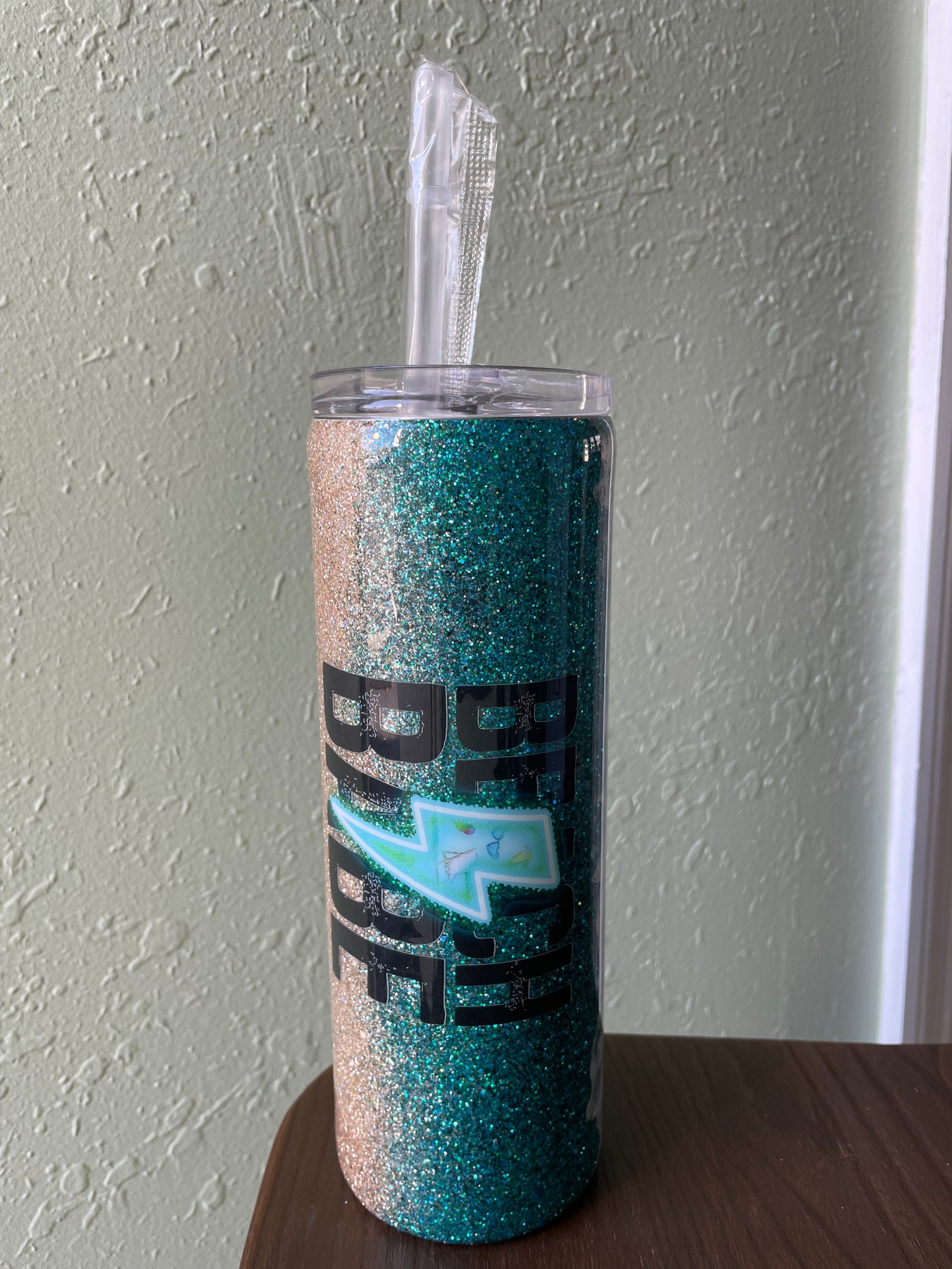 22oz Beach Babe Straw Tumbler
