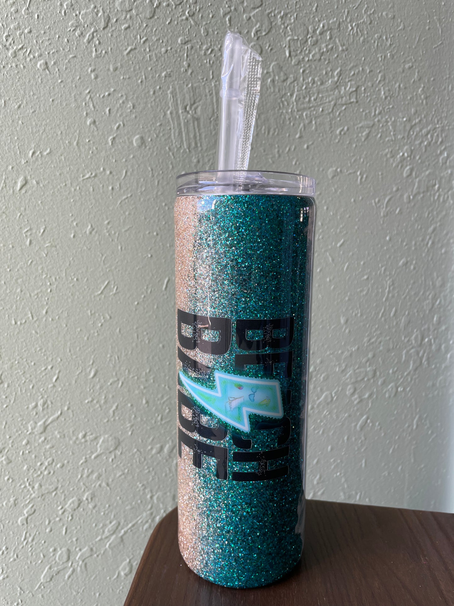 22oz Beach Babe Straw Tumbler