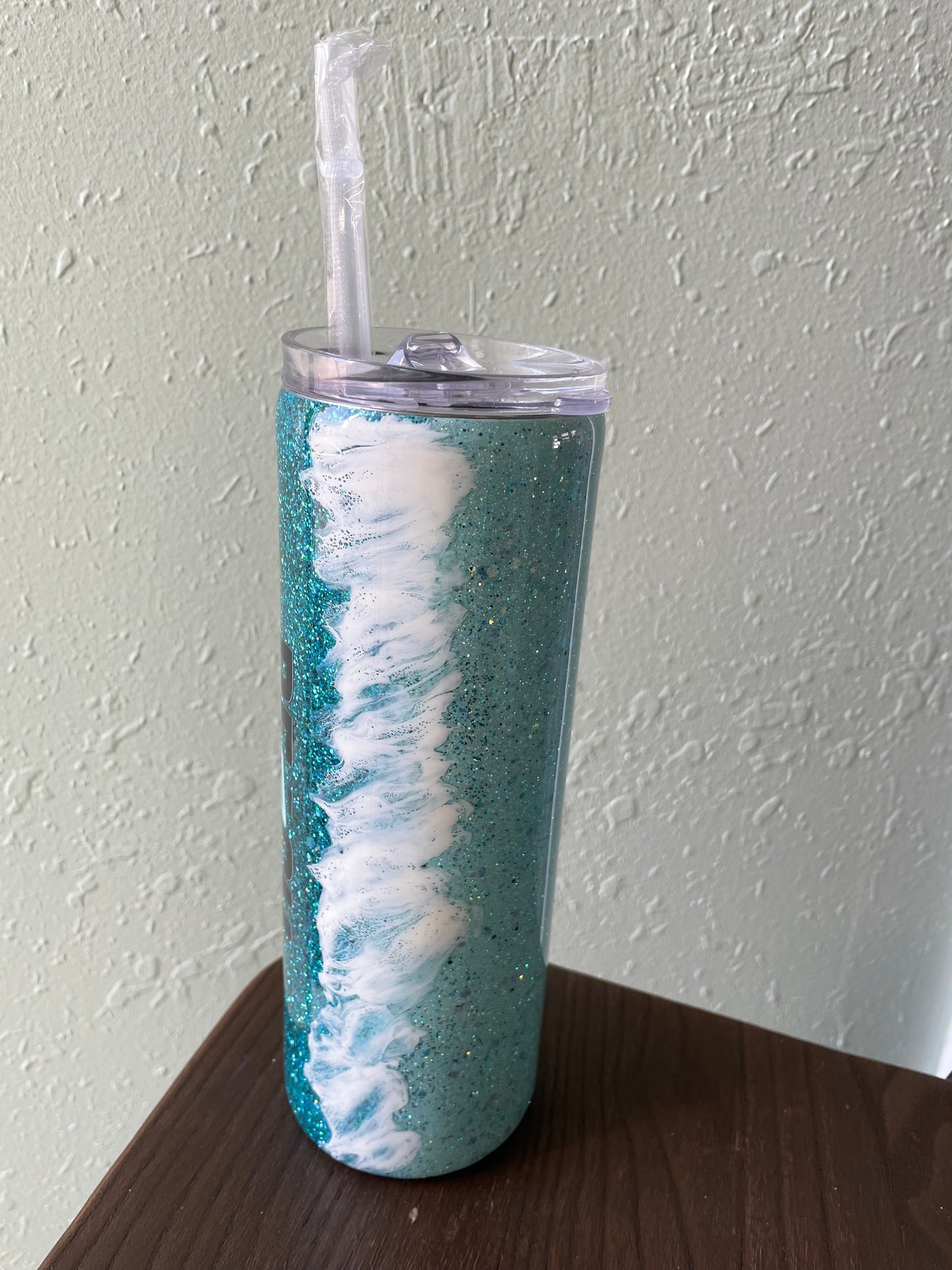 22oz Beach Babe Straw Tumbler