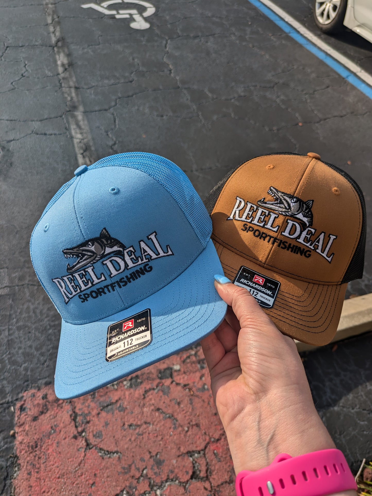 Reel Deal Snapback Hat (Columbia Blue)