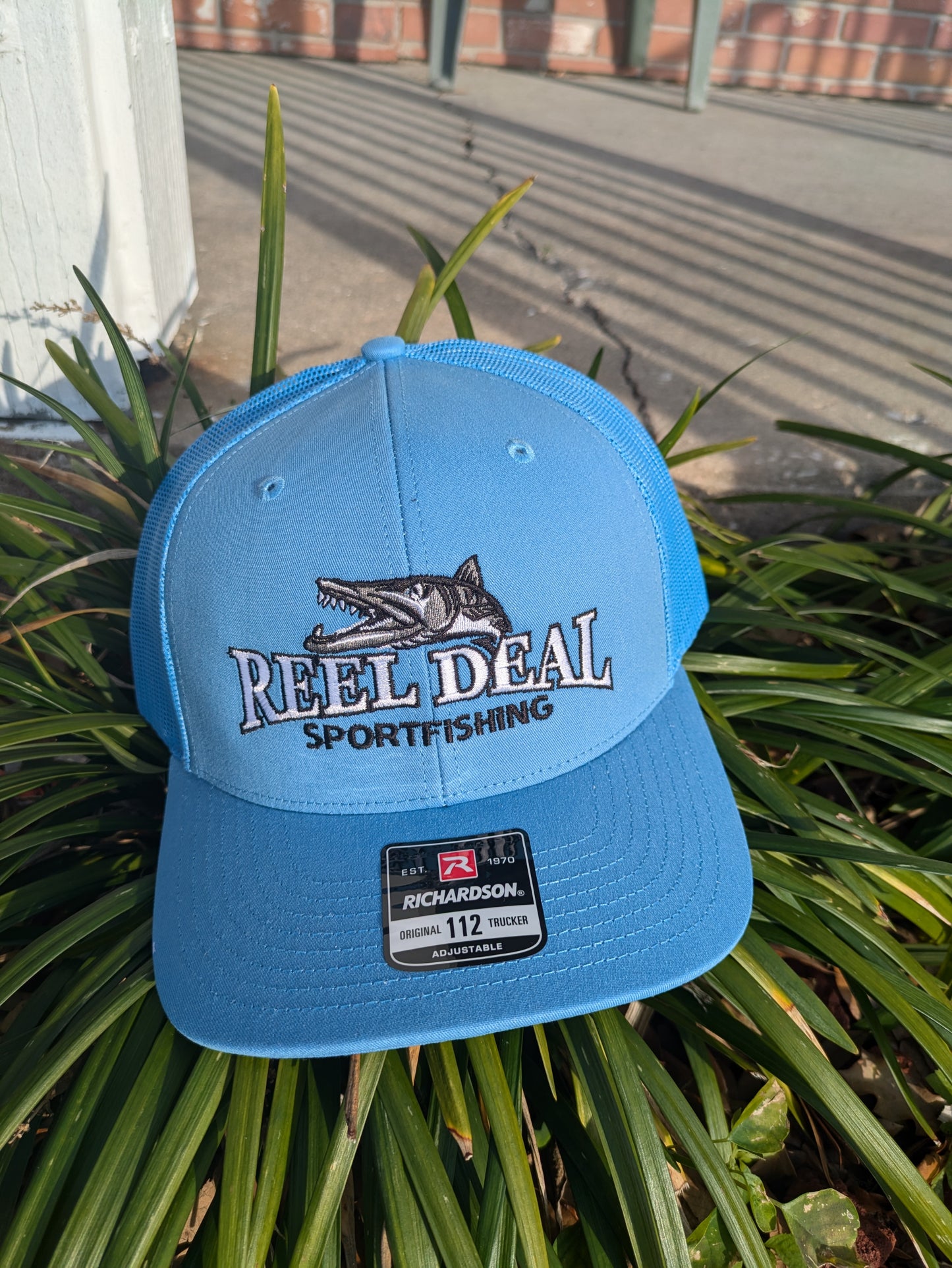 Reel Deal Snapback Hat (Columbia Blue)
