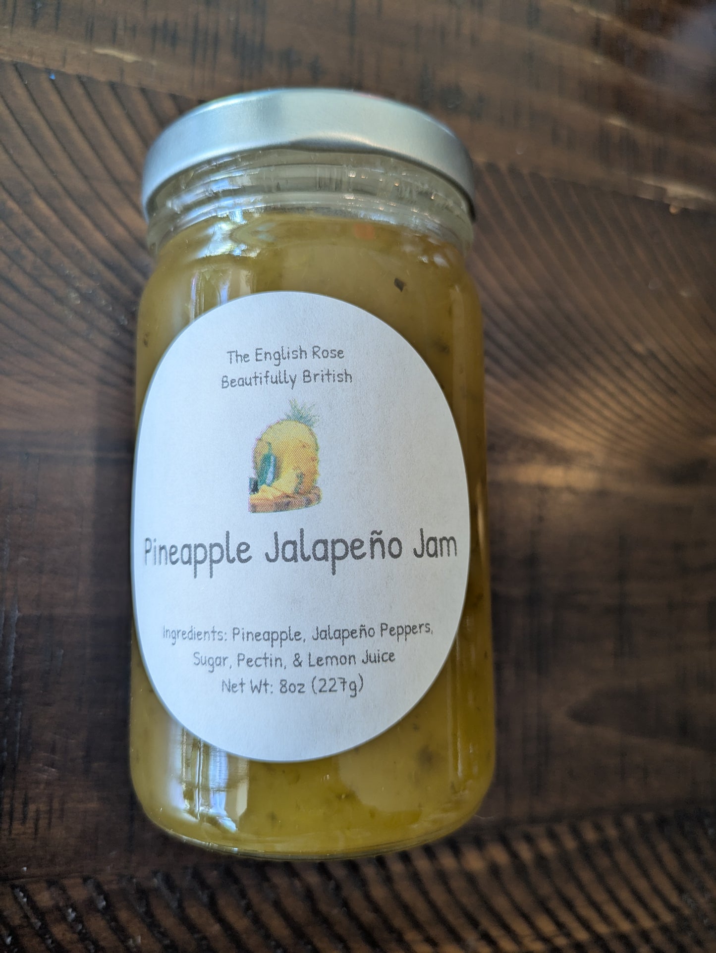 Pineapple Jalapeno Jam - 8oz Jar