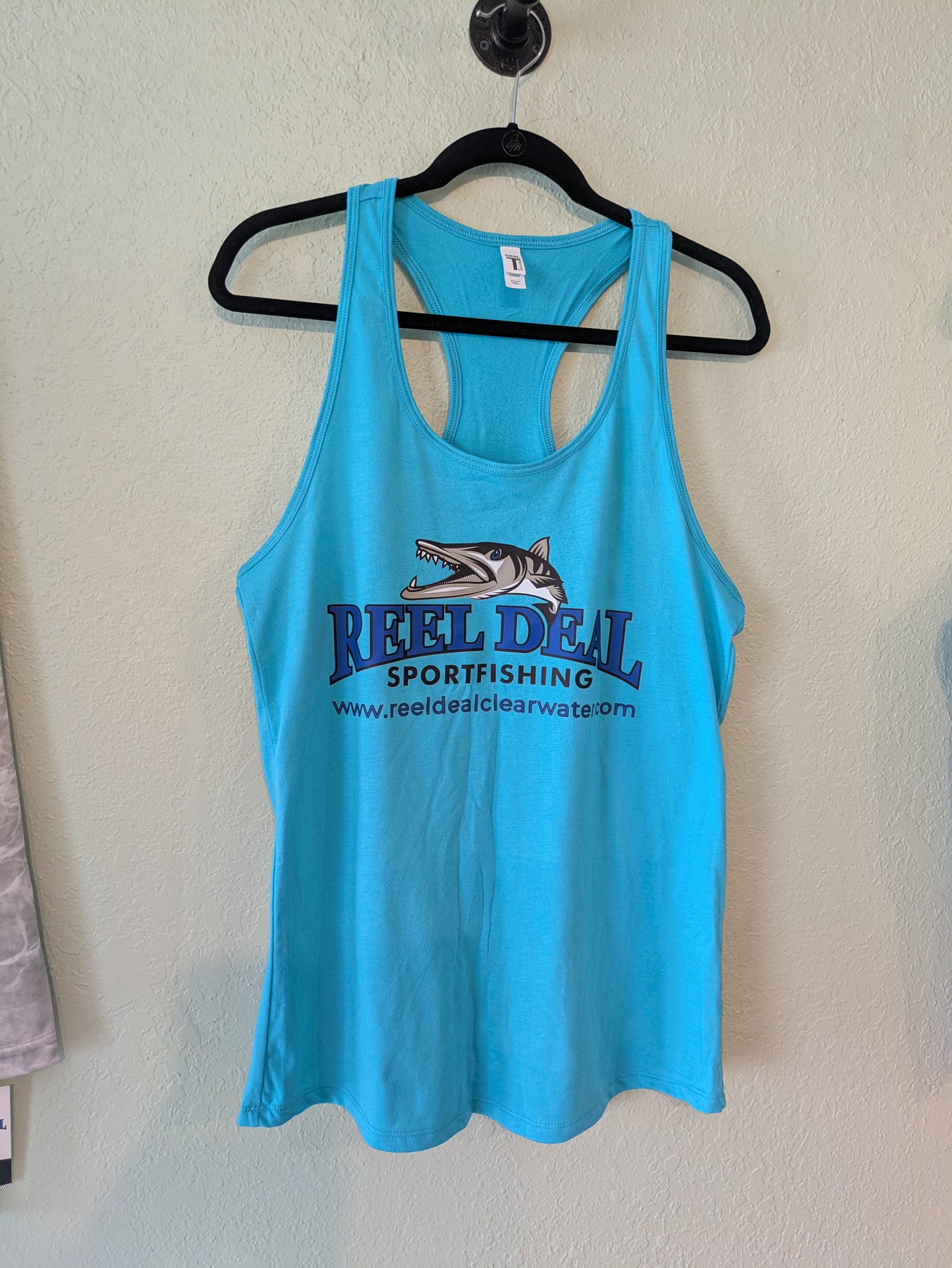 Reel Deal Racer back Ladies Tank Top