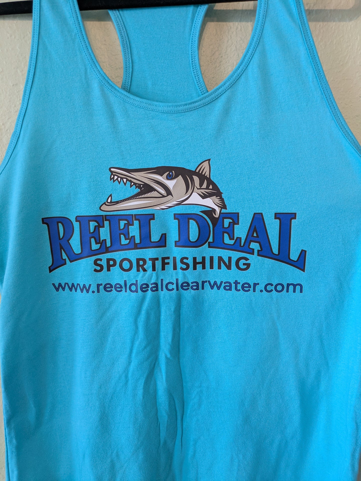 Reel Deal Racer back Ladies Tank Top