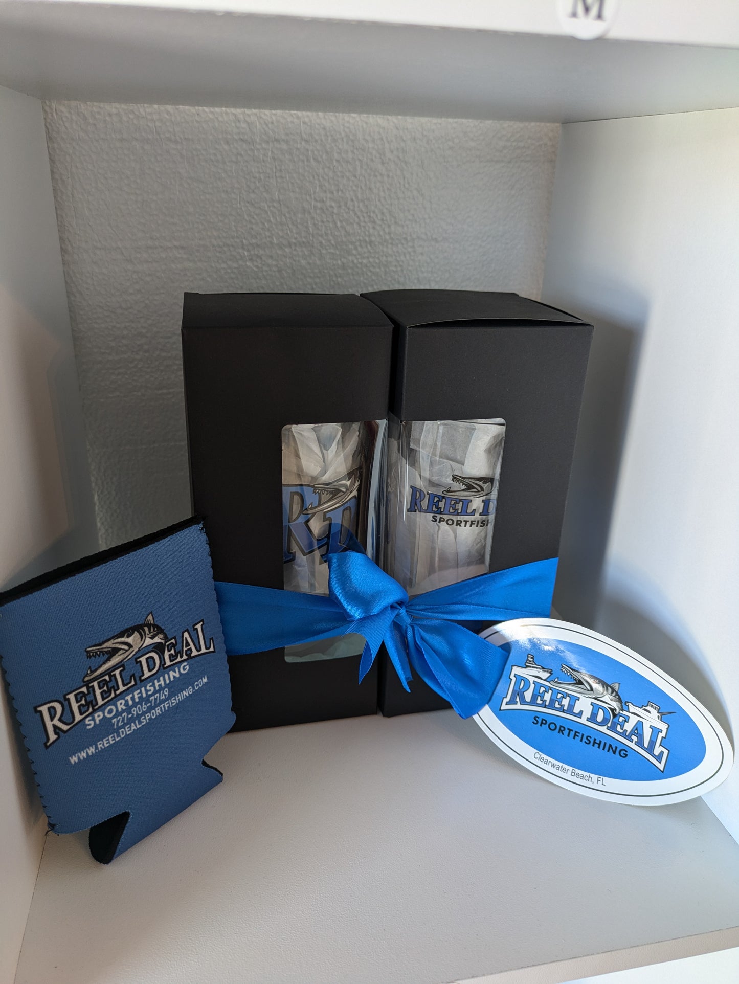 Reel Deal Pint Glass Gift Set