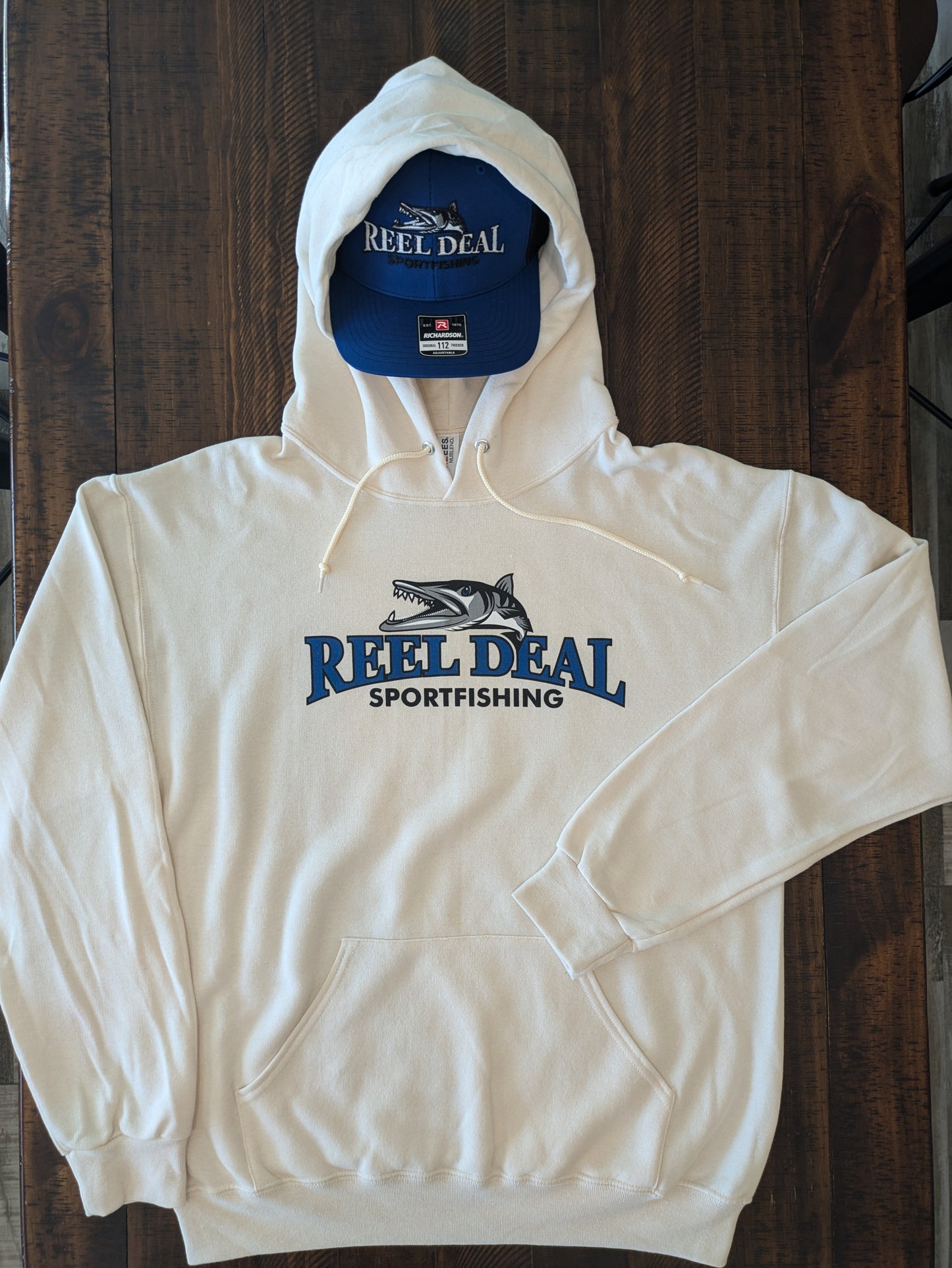 Reel Deal Sportfishing Pullover Hooded Sweatshirt