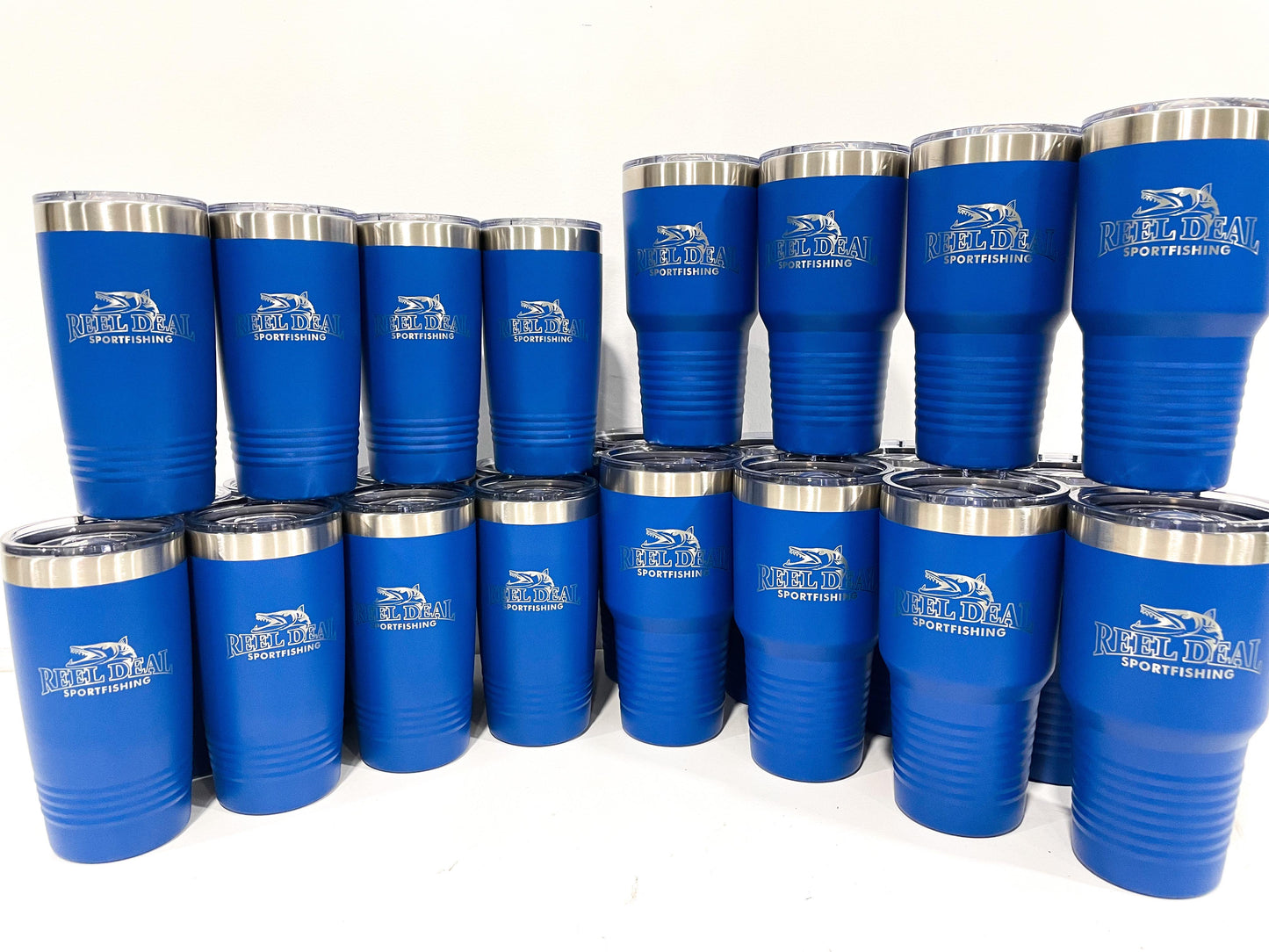 Reel Deal Engraved Tumbler 30oz - Royal Blue