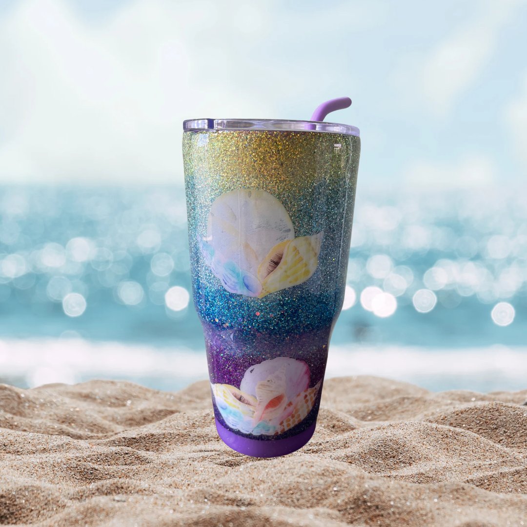 30oz Seashell Tumbler