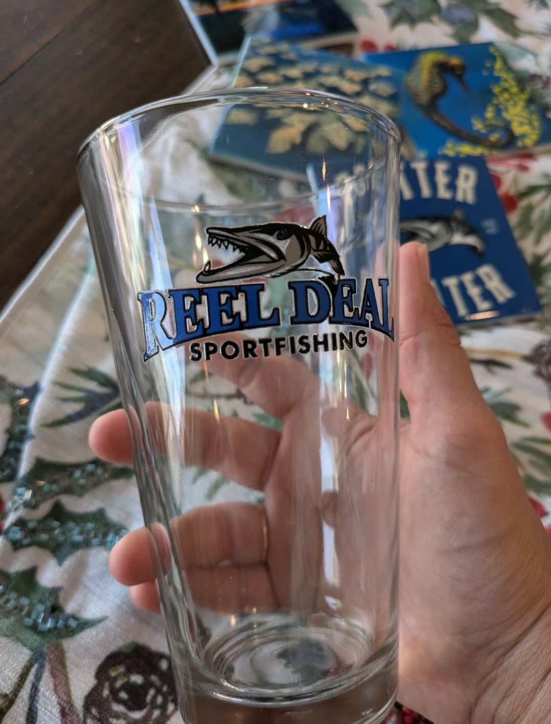 Reel Deal Pint Glass Gift Set