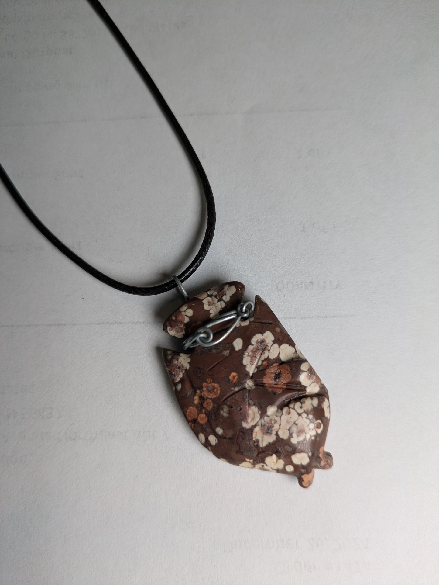 Jasper Fish Choker Style Necklace