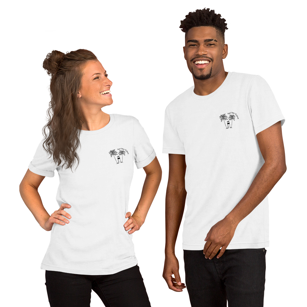 Reel Deal Outpost Palm Tree Cotton Unisex T-shirt