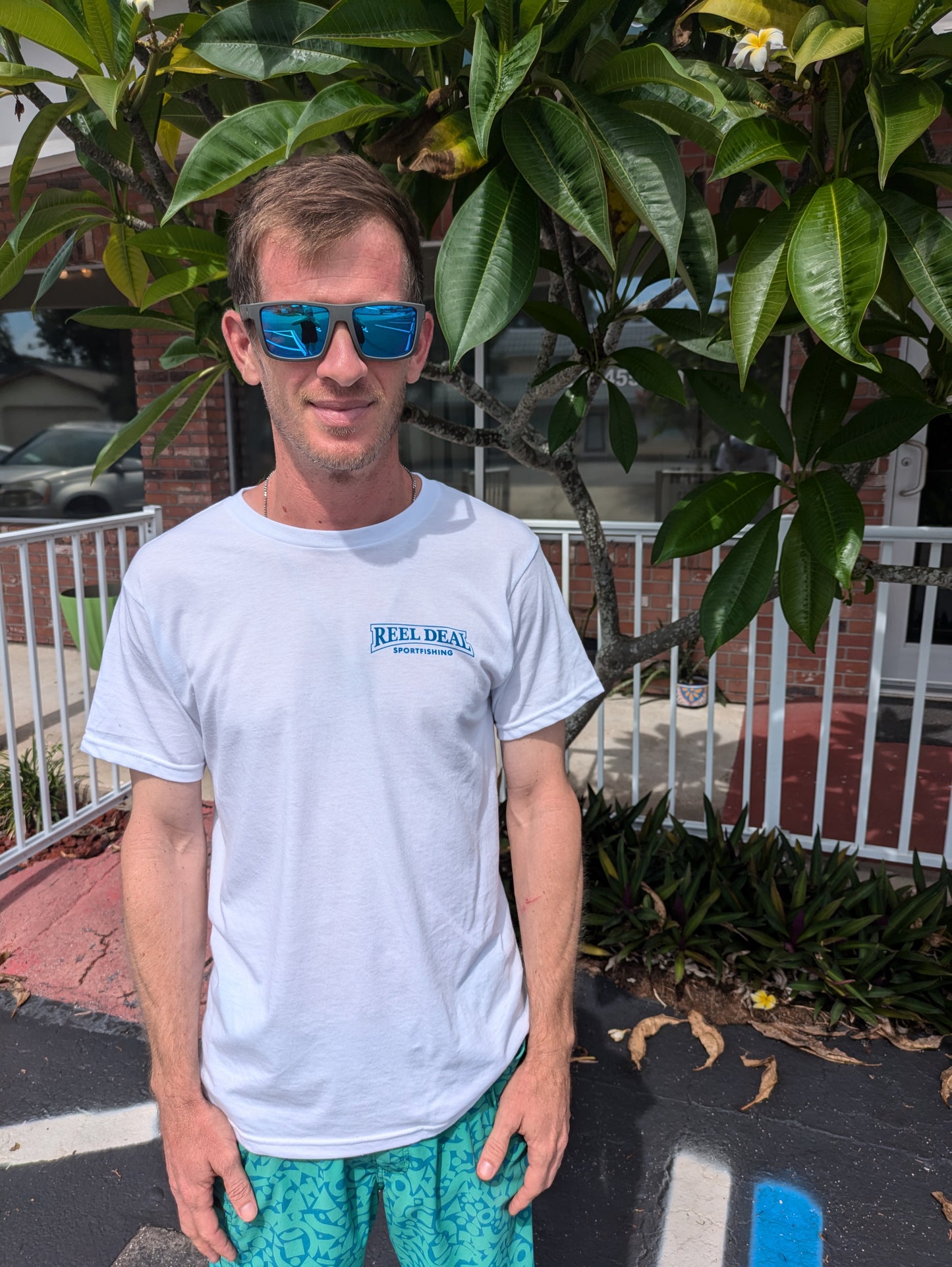 Reel Deal Short-Sleeve Grouper T-Shirt in White