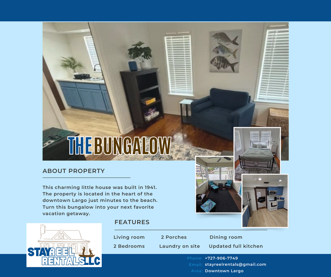 The Bungalow Is Open For Booking!