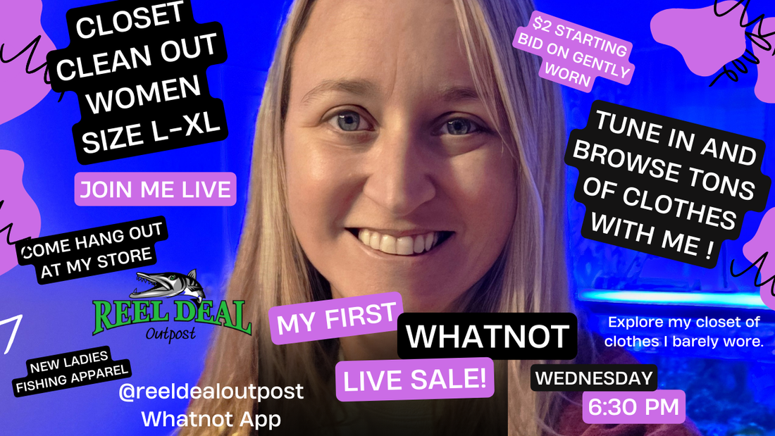 Reel Deal Outpost's First Whatnot Livestream Sale!