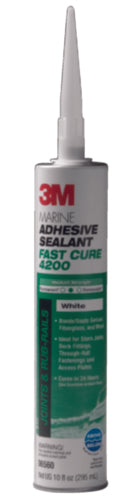 3M 4200 Fast Cure White Cartridge