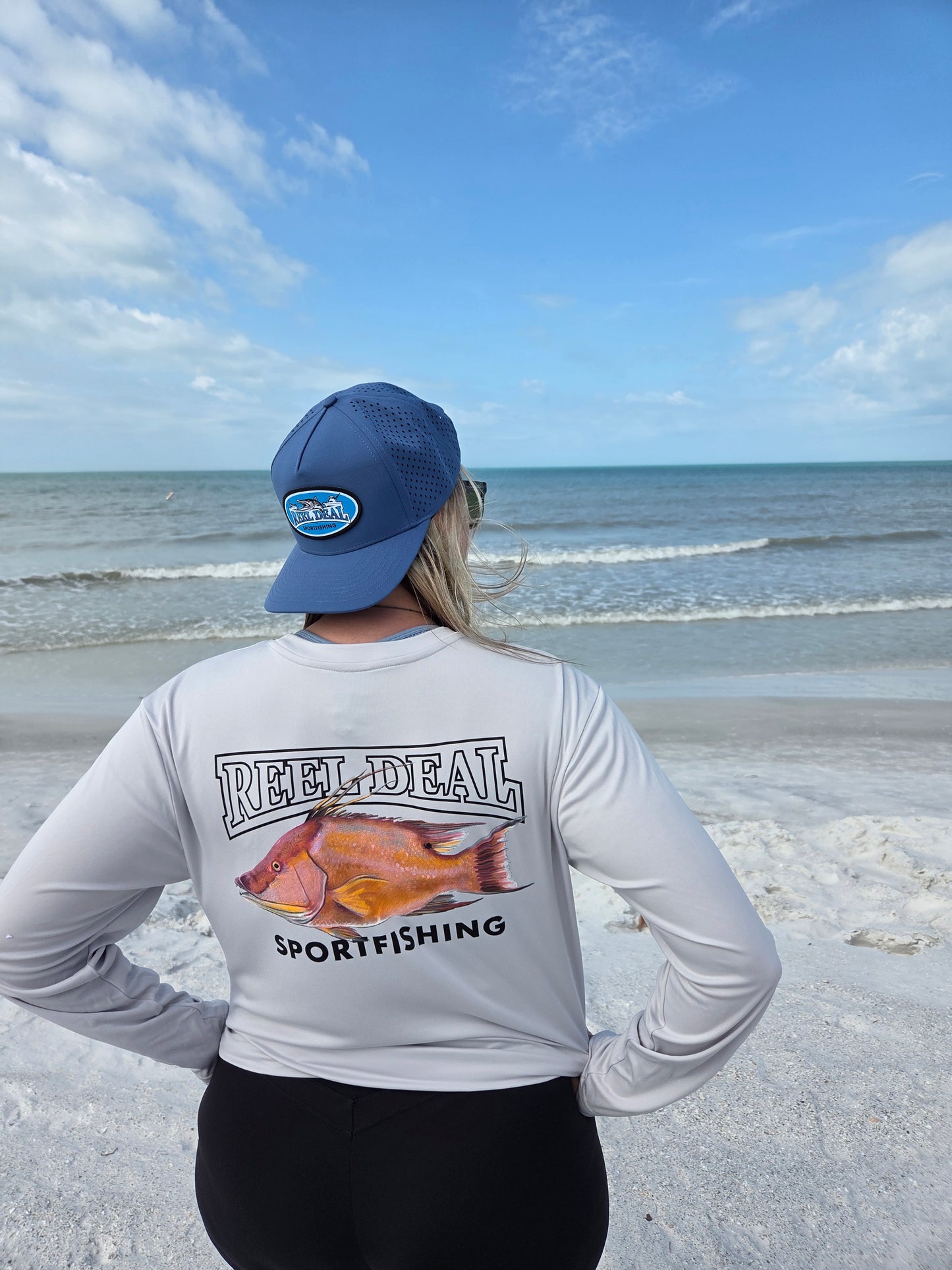 Reel Deal Performance Patch Hat (Navy)