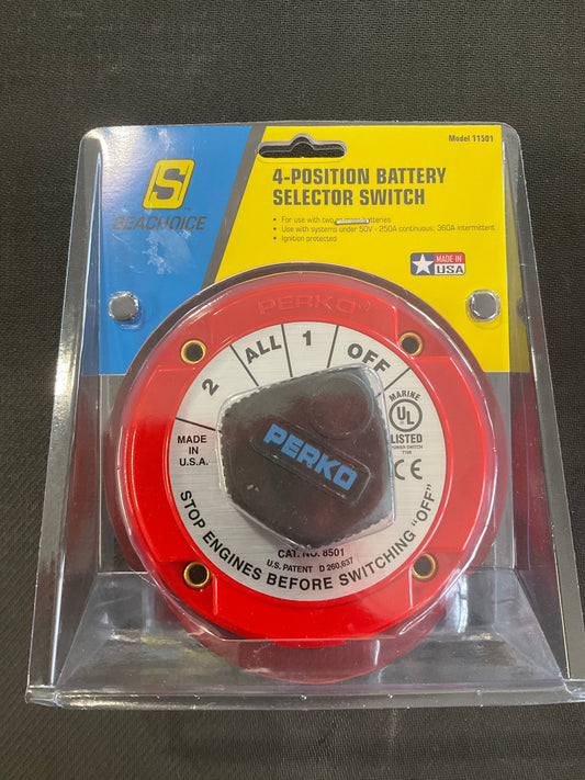 4-Position Battery Select Switch