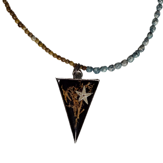 Tiny Starfish Beaded Necklace
