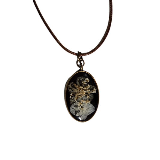 Pressed Flower Necklace