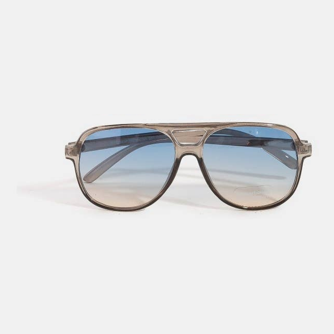 Vintage Style Gradient Aviator Sunglasses Set