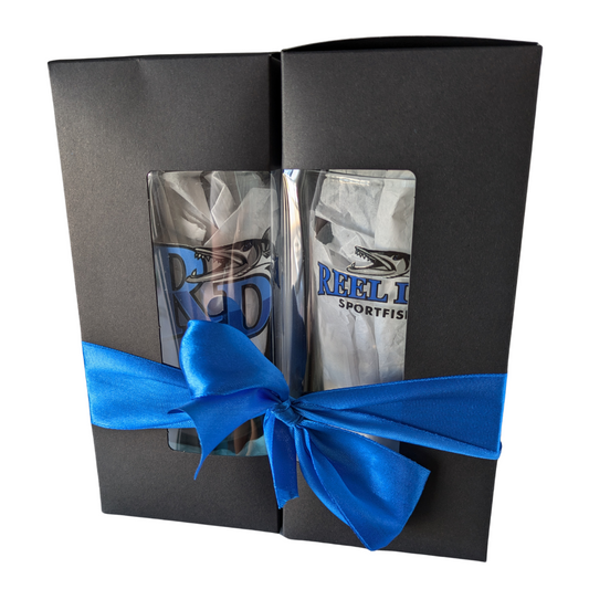 Reel Deal Pint Glass Gift Set