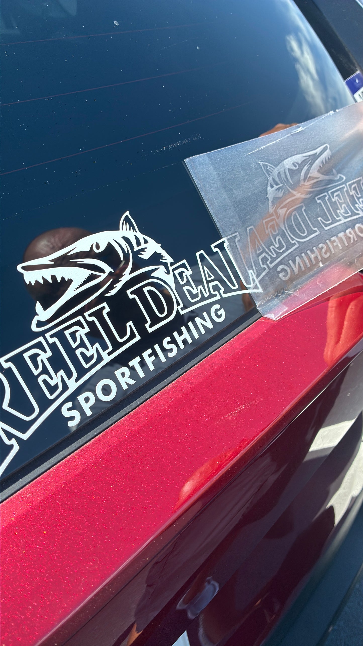 Reel Deal Window Decal