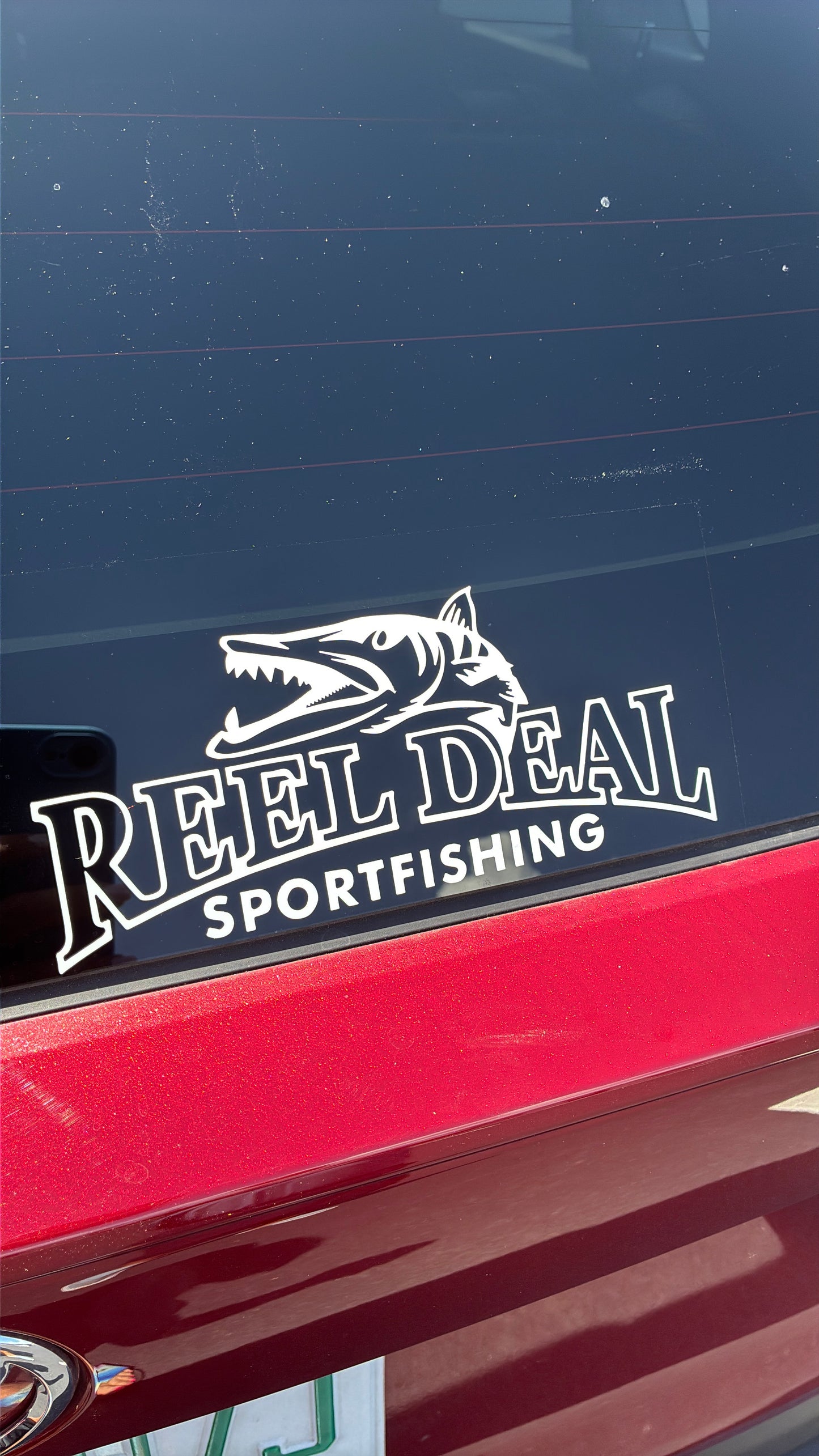 Reel Deal Window Decal