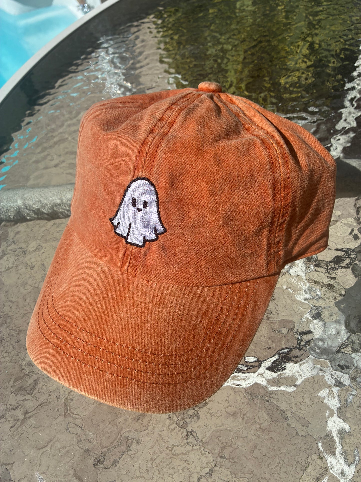 Halloween Ghost embroidery Baseball Cap