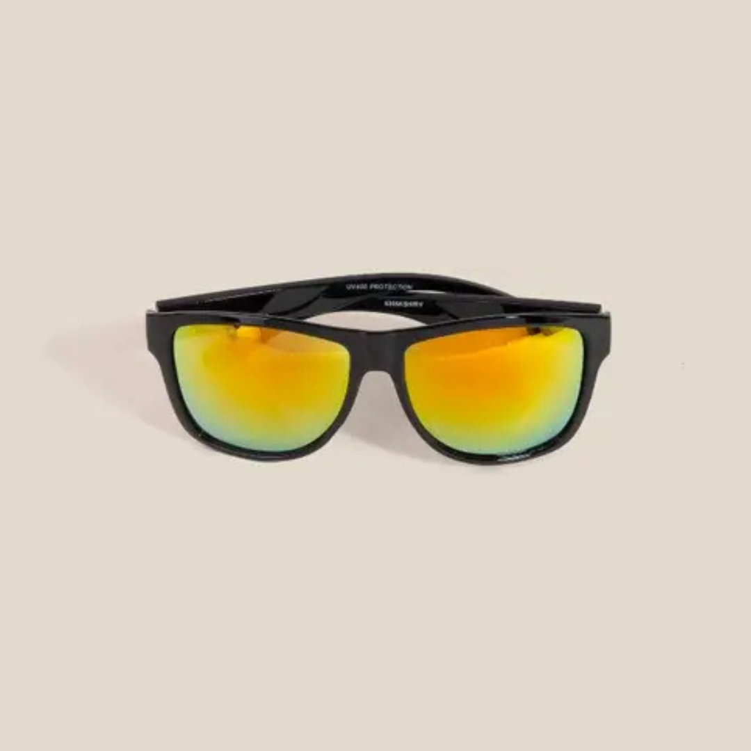 Large Polarized Square Lens Sunglasses Set