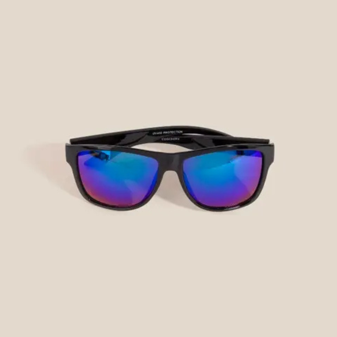 Large Polarized Square Lens Sunglasses Set