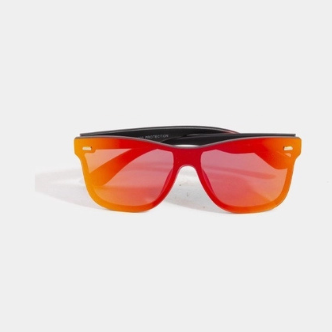 KUSH - Single Lens Flat Front Mirror Sunglasses