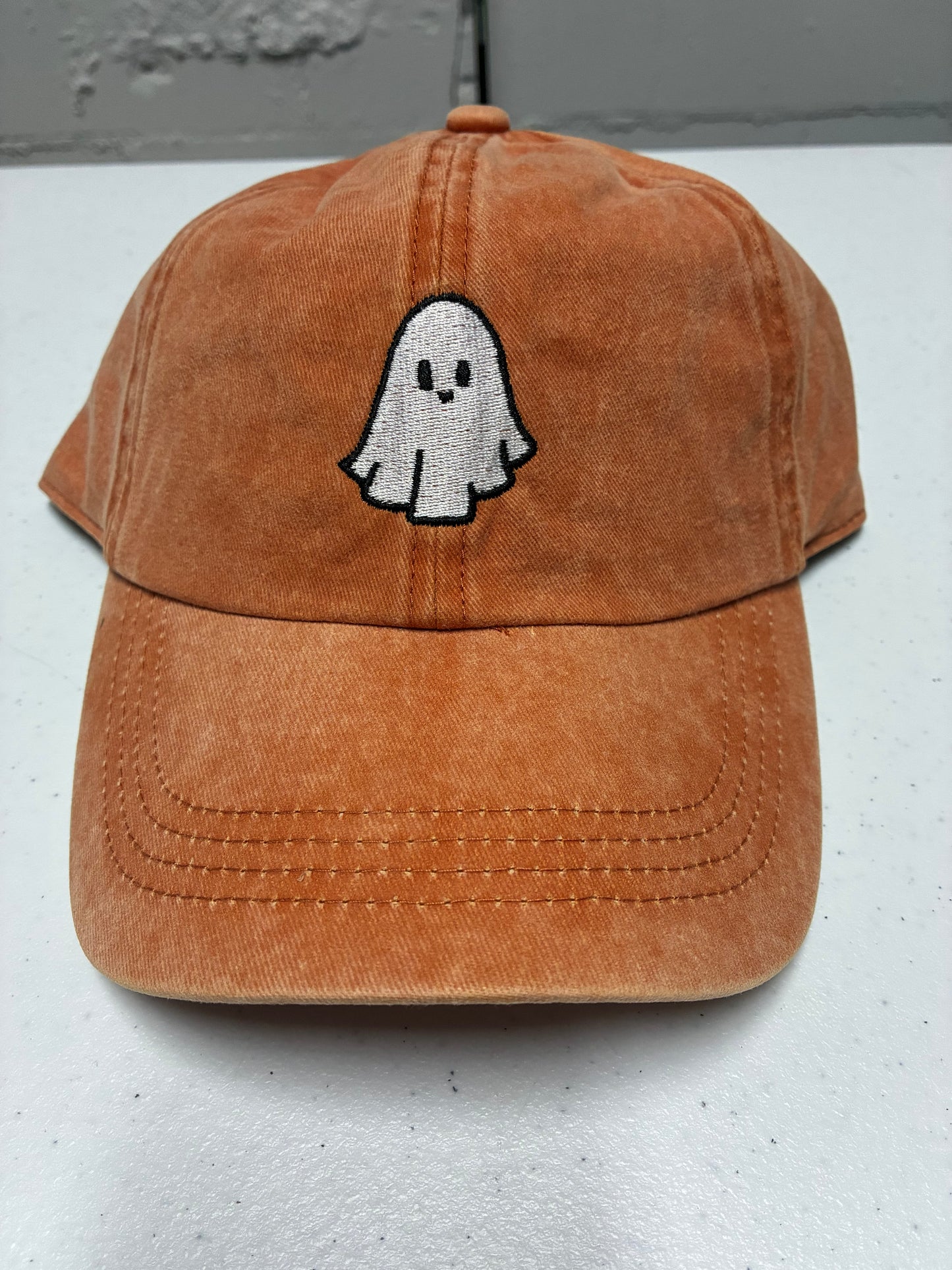 Halloween Ghost Embroidery Baseball Cap