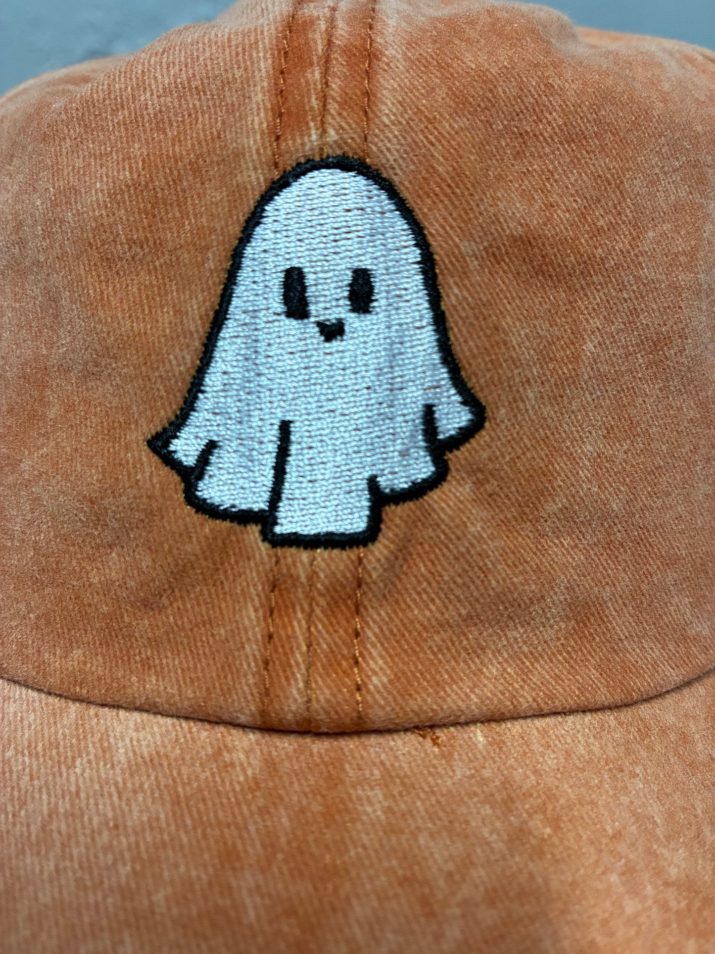Halloween Ghost Embroidery Baseball Cap