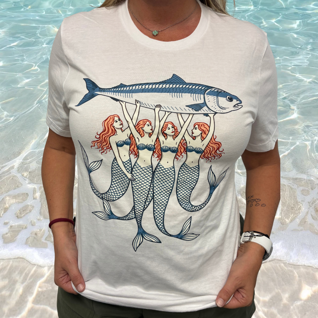Mermaid Graphic Trendy Women's T-Shirt