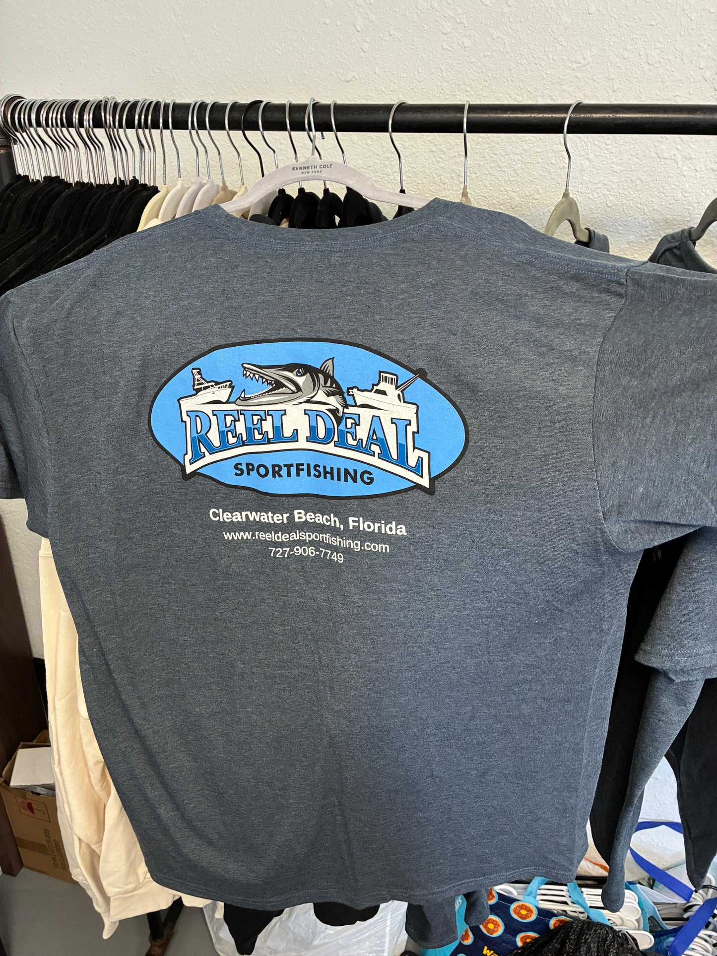 Reel Deal Dark Grey T Shirt