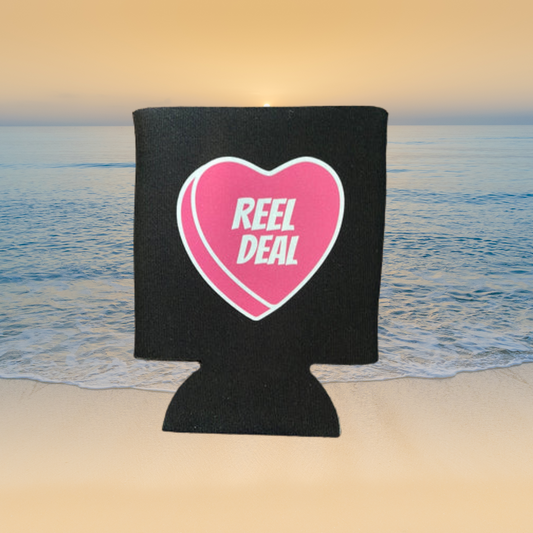 Reel Deal Candy Heart Koozie