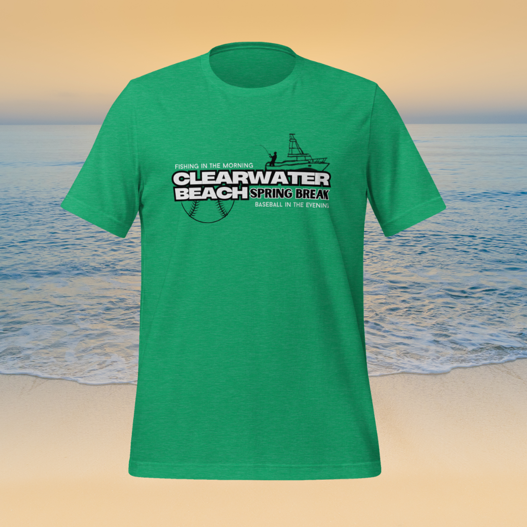 Clearwater Beach Spring Break Unisex T-Shirt St Patricks Day Green