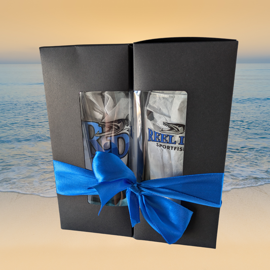 Reel Deal Pint Glass Gift Set