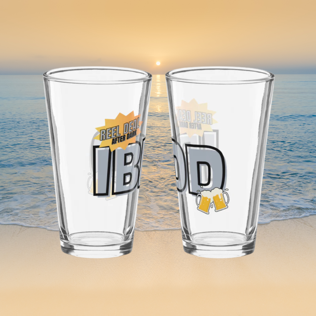 Reel Deal After Dark IBDD Pint Glass