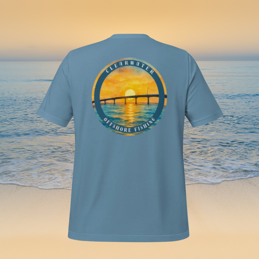 Clearwater Offshore Fishing Unisex T-Shirt - Blue