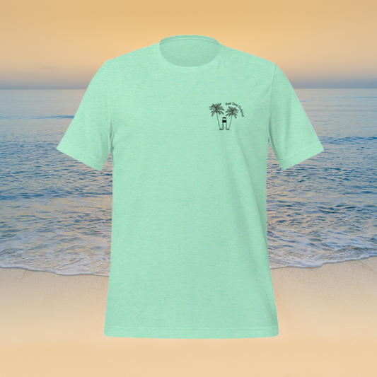 Reel Deal Outpost Palm Tree Cotton Unisex T-shirt