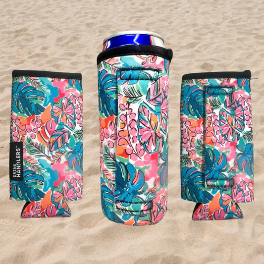 Beach Babe No-Pocket 12oz Slim Can Handler™