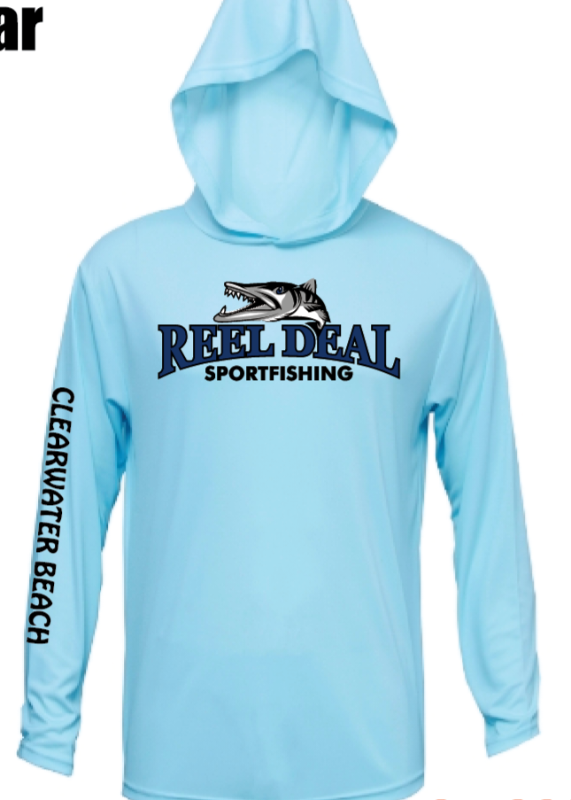 Reel Deal Hooded Performance Dryfit Shirt